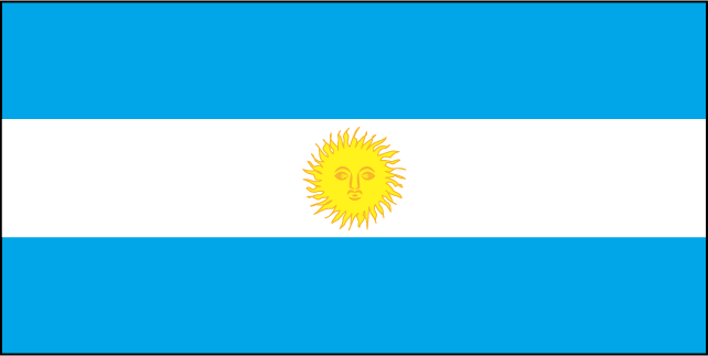 人気商品 アルゼンチン国旗 フットサル